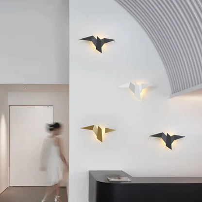 Simple LED Bird Wall Light