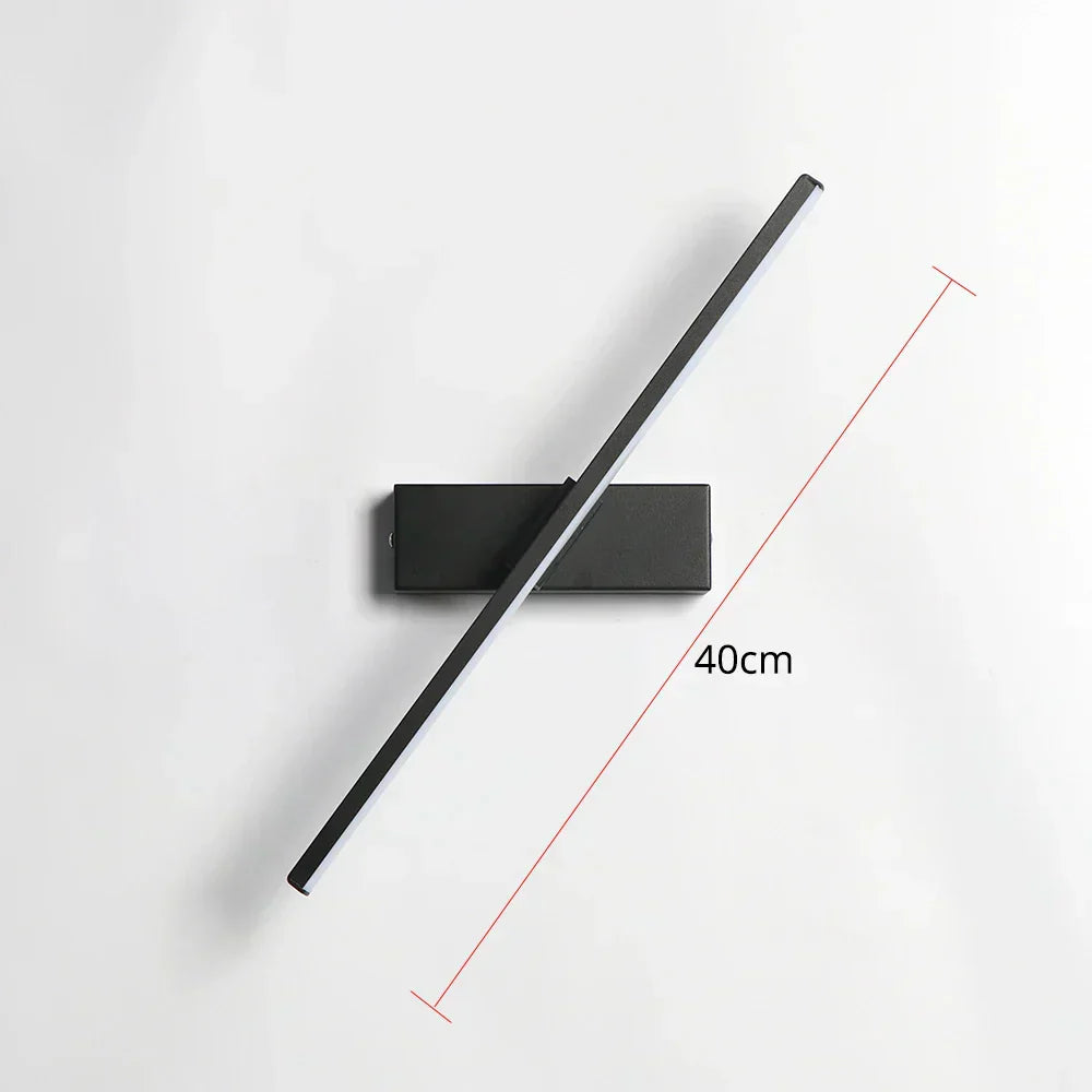 Stylish Rotating Bedside Wall Light - Adjustable LED Lamp