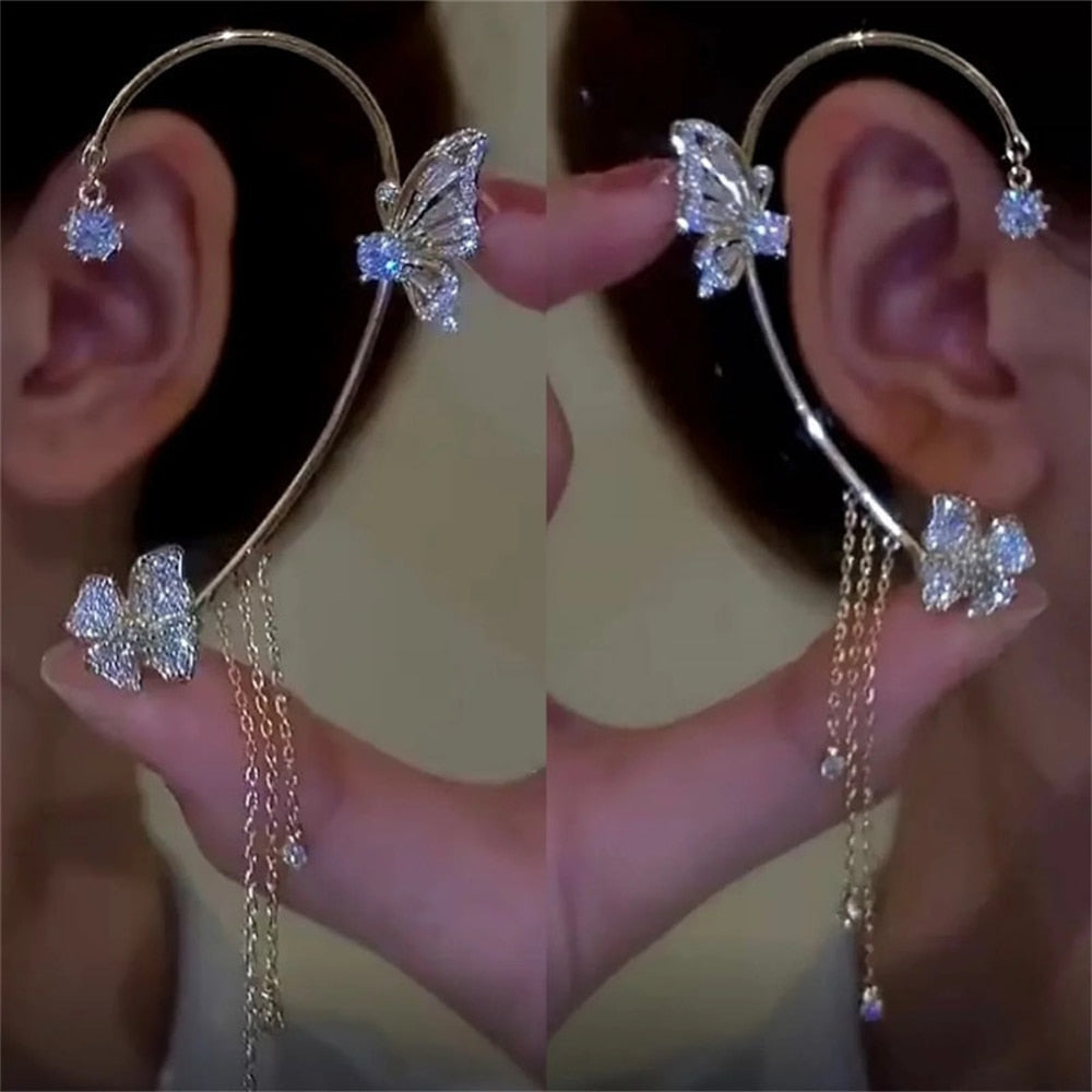 Sparkling Hair Clip | Elegant Ear Accessory