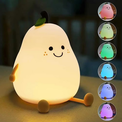 Colorful Gentle Silicone Bedside Lamp
