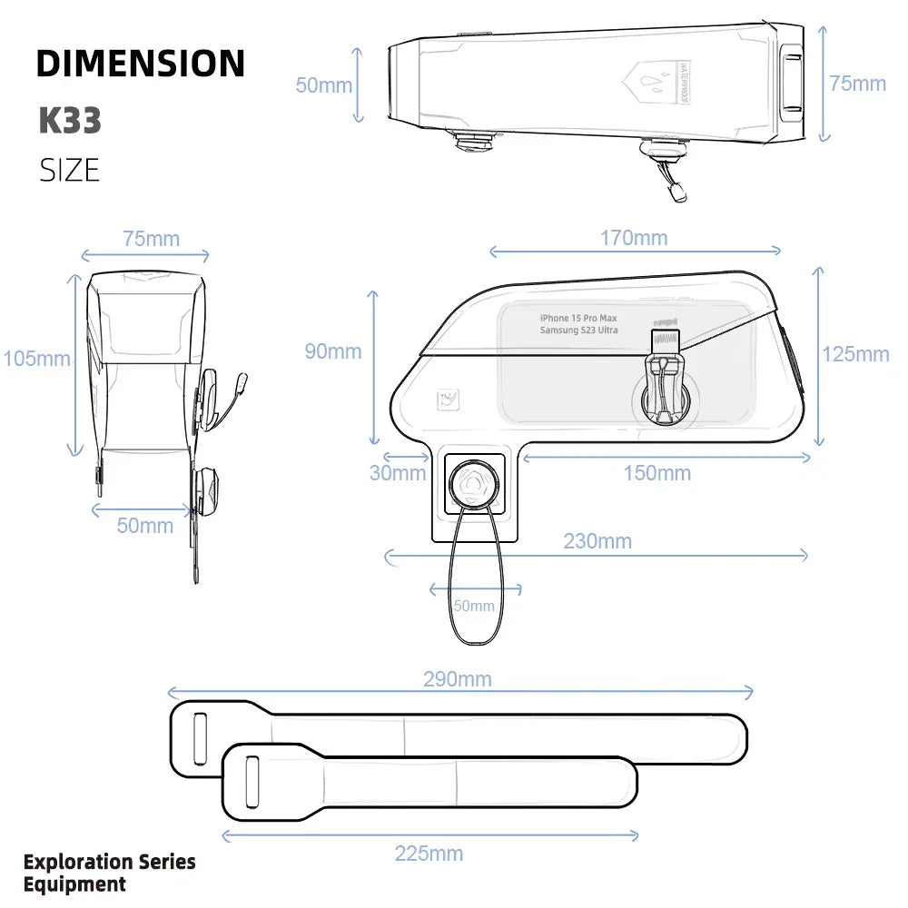 Waterproof Magnetic Bike Storage Bag
