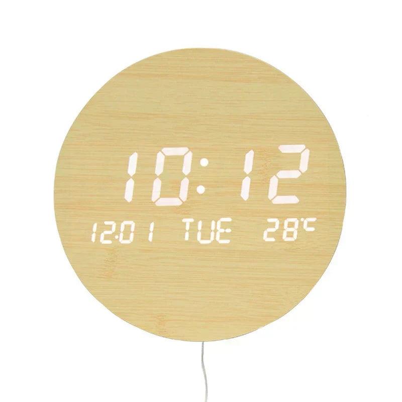 Green Energy LED Desk Clock