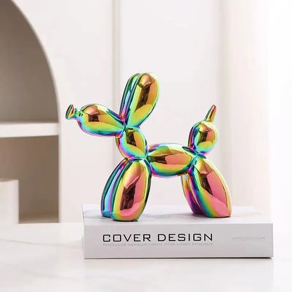 Cute Balloon Dog Figurine Decoration