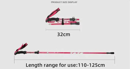 Collapsible Hiking Sticks for Outdoor Travel