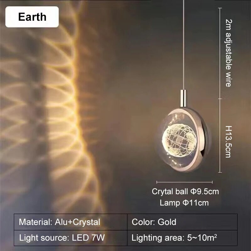Colorful Crystal LED Mood Table Lamp - Cofik