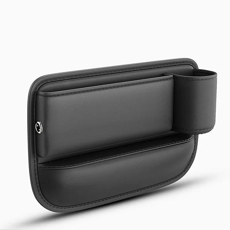 Car Storage Leather Console Cup Holder Organizer