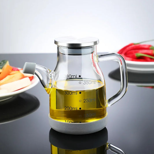 Clear Glass Kitchen Oil Dispenser Bottle - Cofik