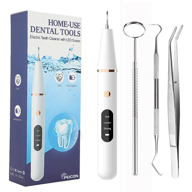 Professional Dental Plaque Remover Ultrasonic Tooth Cleaner - Cofik