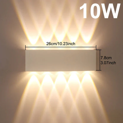 Outdoor LED Wall Lantern - Waterproof Patio and Garden Light