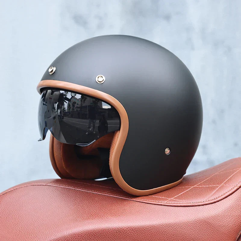 Classic Open Face Motorcycle Helmet - Valor