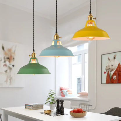 Rustic Metal LED Pendant Light Fixture