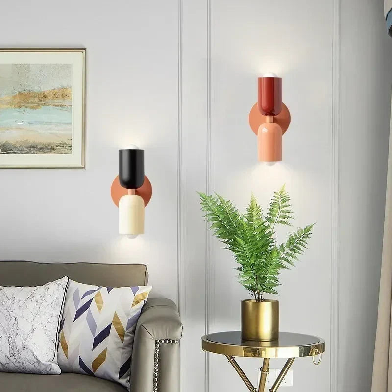 Simple LED Double Head Wall Lamp