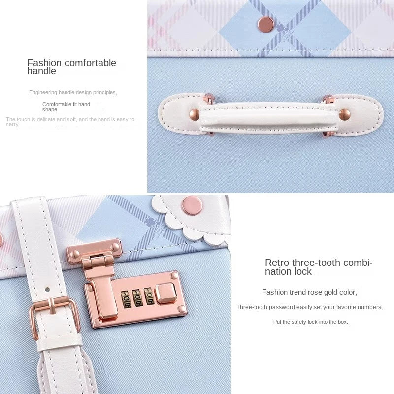 Vintage Style Hardshell Luggage Set