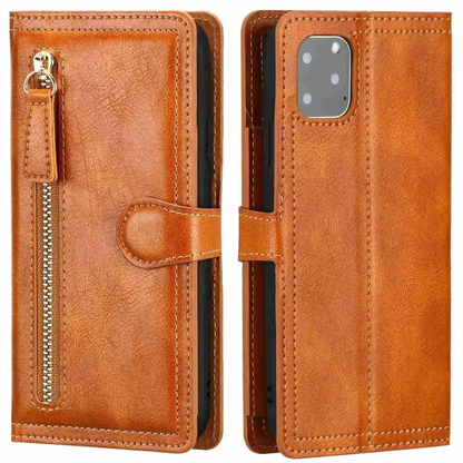 Luxury Leather iPhone Flip Phone Case Wallet