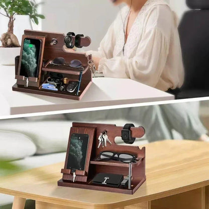 Bedside Phone Charging Station Holder