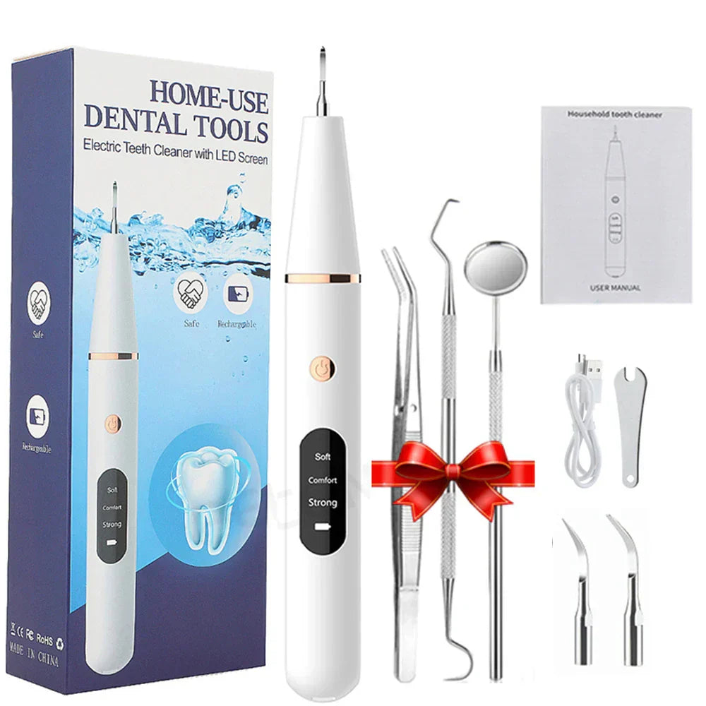 Professional Dental Plaque Remover Ultrasonic Tooth Cleaner