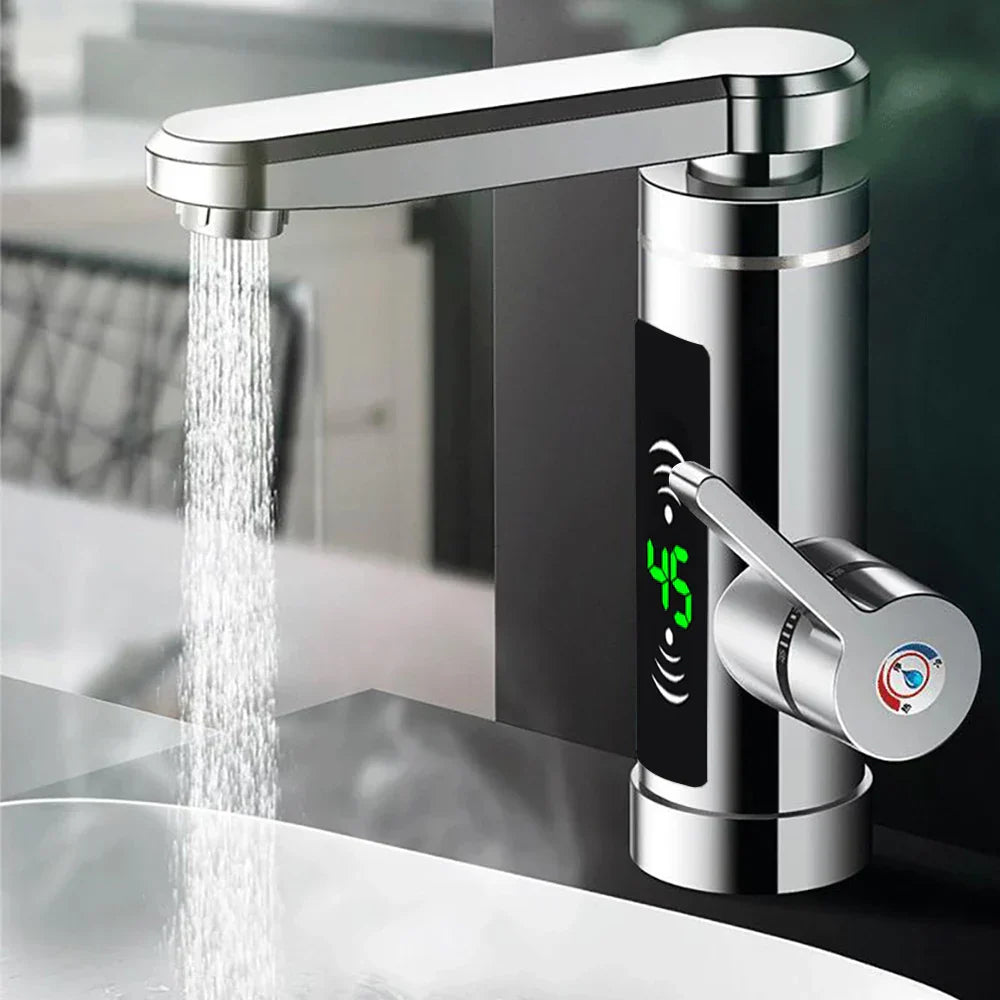 Fast Heat Kitchen Faucet with 360° Rotating Stainless Steel Spout - Cofik