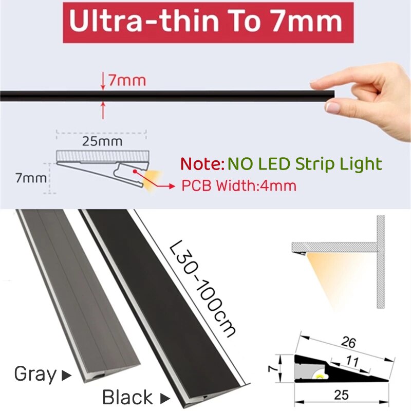 Slim Aluminum LED Light Panel