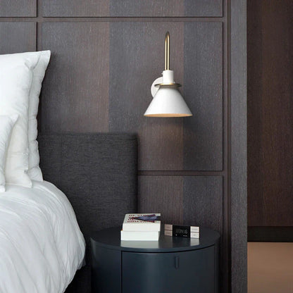 Rustic Metal Wall Light - E27 Downlight Lamp