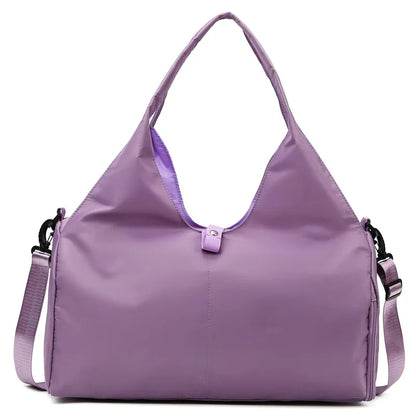 Fitness Tote Bag for Women with Sneaker Pocket