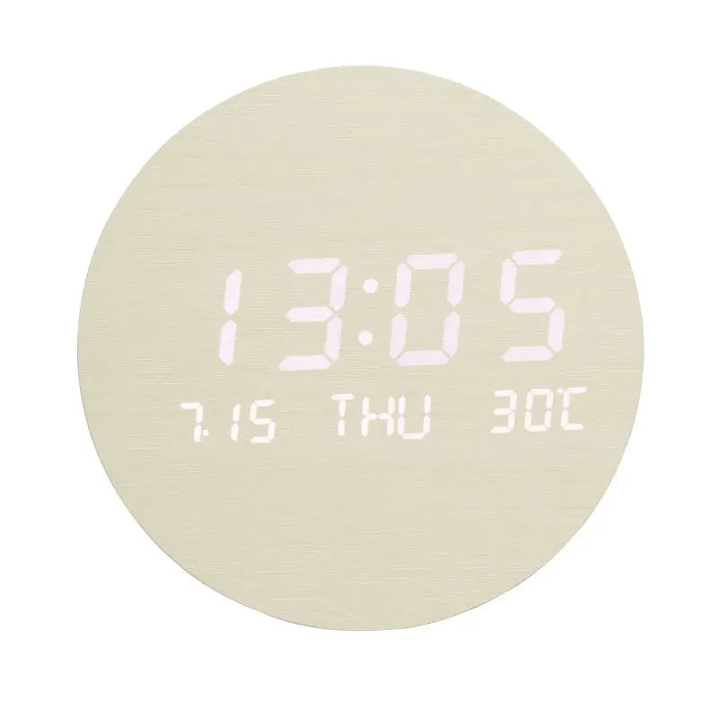 Green Energy LED Desk Clock