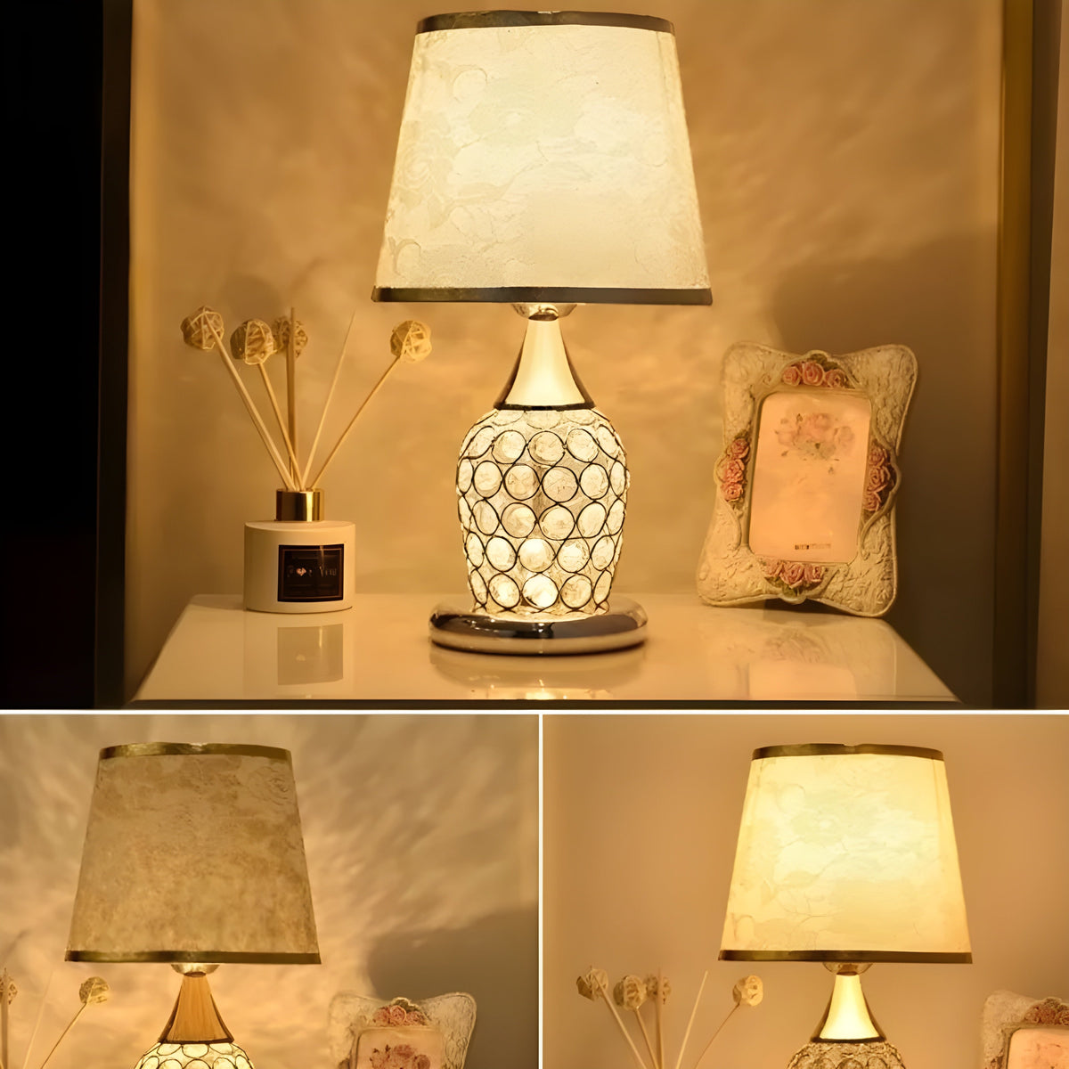 Stylish Crystal Glass Table Lamp