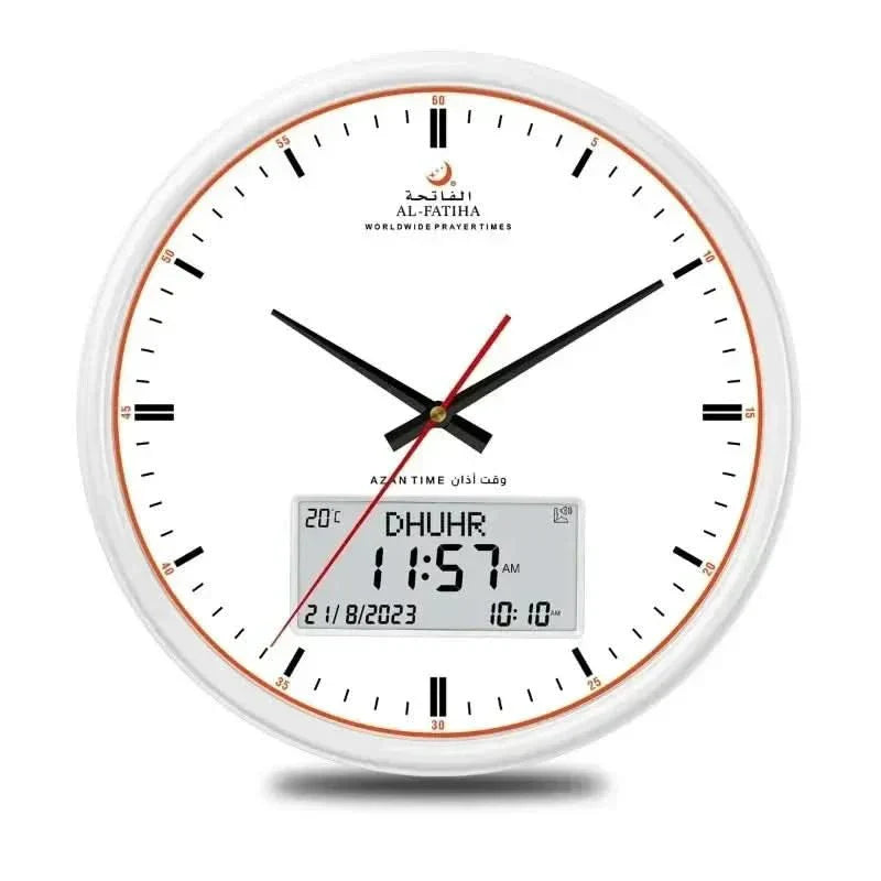 Islamic Digital Prayer Clock with Auto Azan Adjustment
