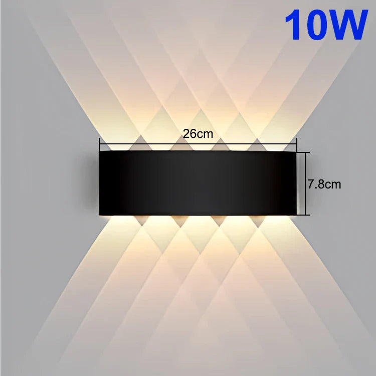 Outdoor LED Wall Lantern - Waterproof Patio and Garden Light
