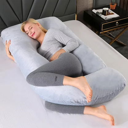 Comfortable Full Body Pregnancy Pillow for Side Sleepers