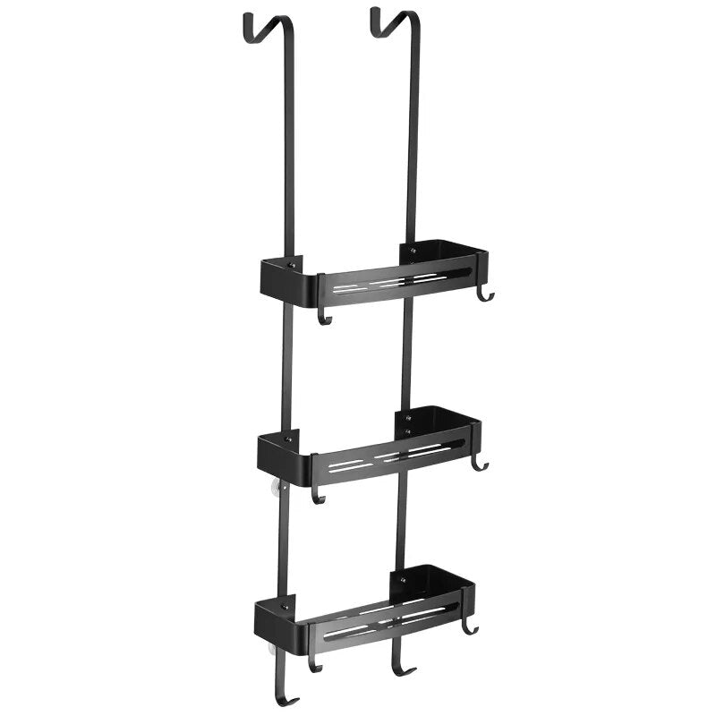 Easy Install Shower Storage Double Tier Shelf - Cofik