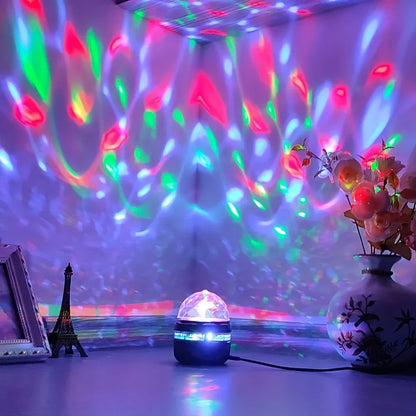 Colorful USB Star Night Light Projector