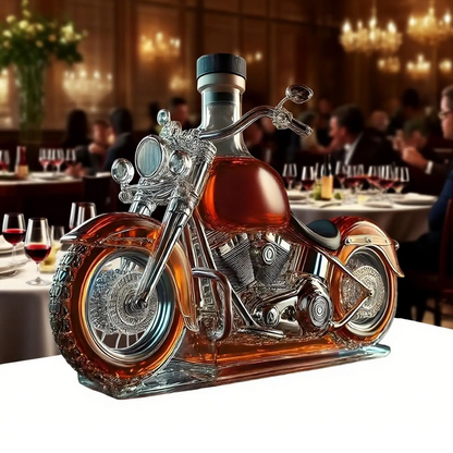 Barrel Shaped Whiskey Decanter for Home Bar Decor