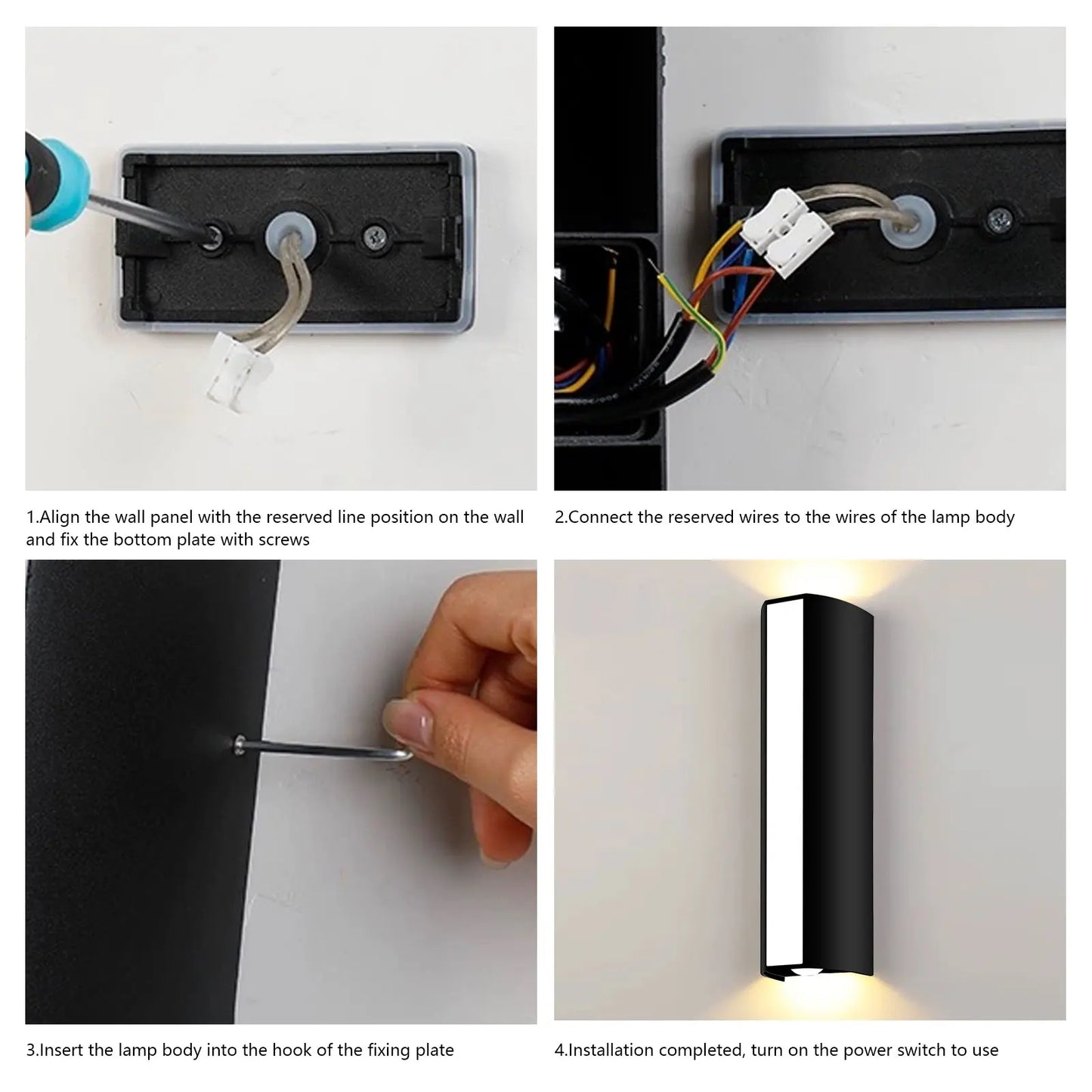 Outdoor Motion Sensor LED Wall Light
