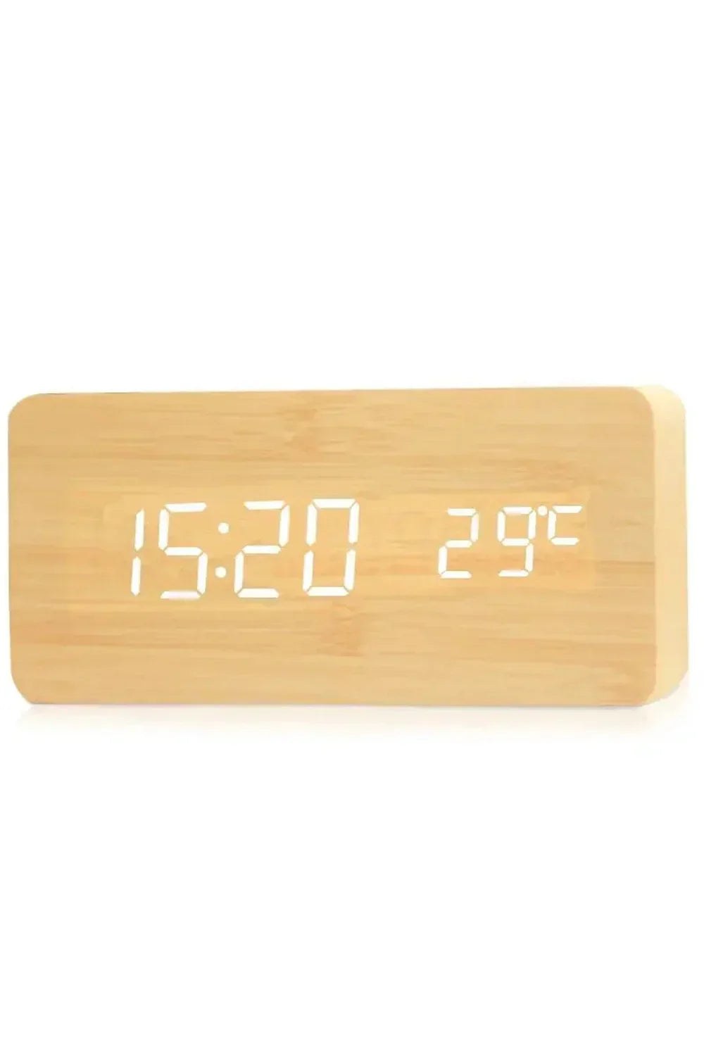 Compact LED Clock with Multiple Display Modes