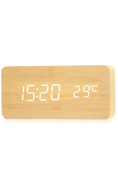 Compact LED Clock with Multiple Display Modes