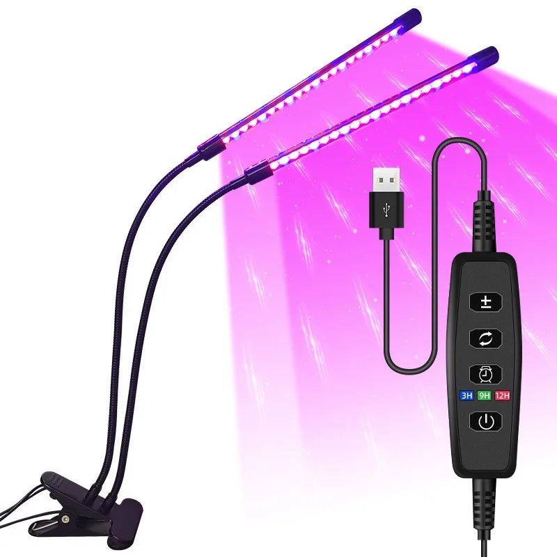 Smart LED Grow Lamp with Adjustable Timer