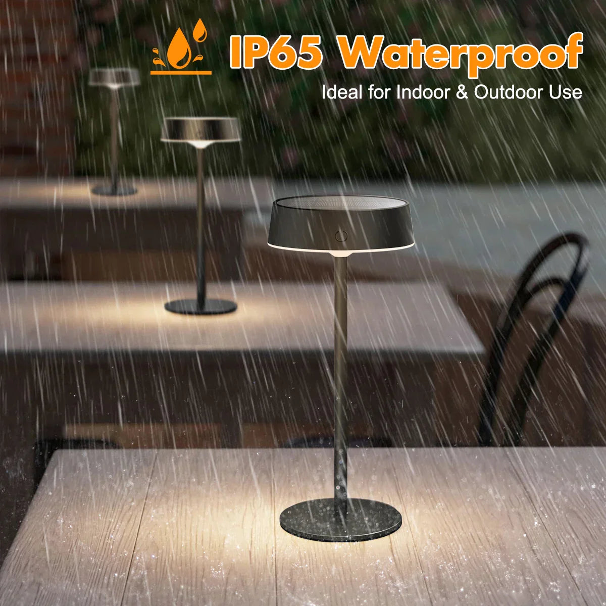 Wireless Outdoor Solar LED Table Lamp