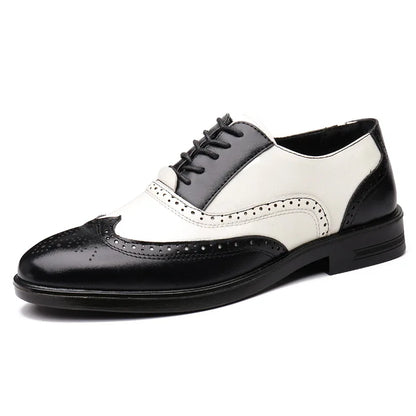 Classic Brown Leather Lace Shoe