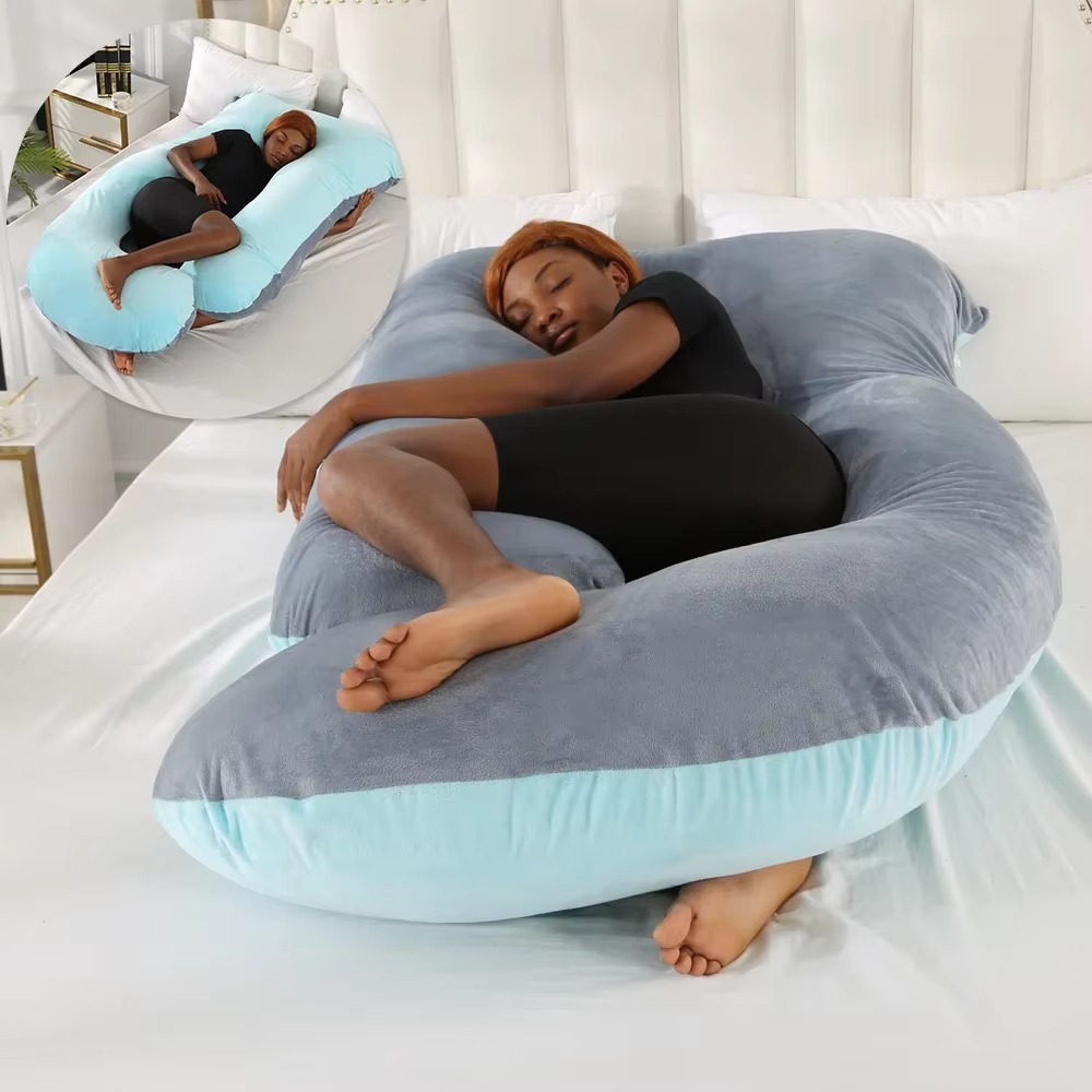 Comfortable Full Body Pregnancy Pillow for Side Sleepers