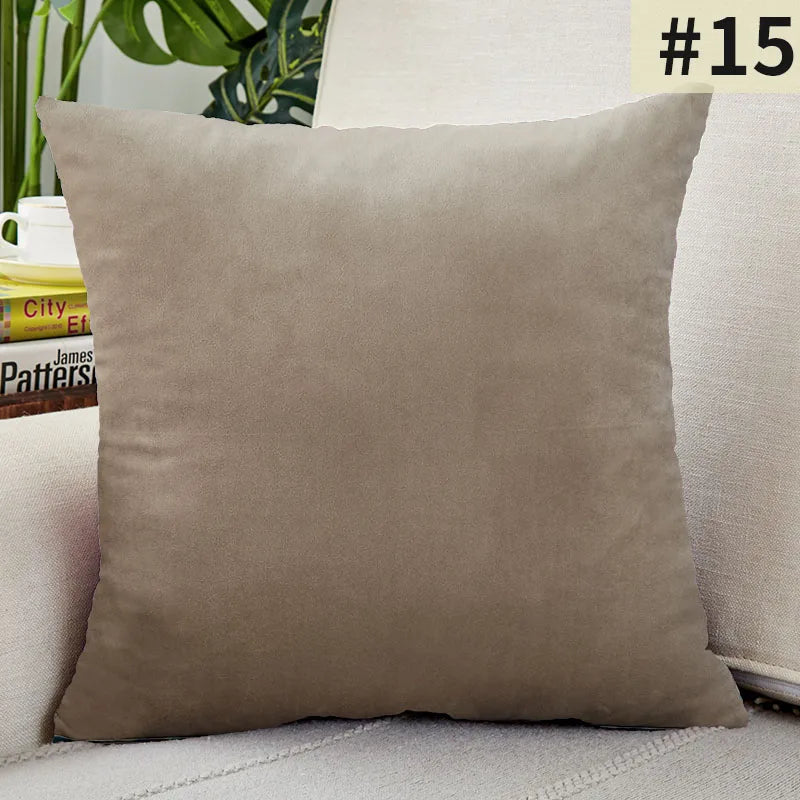 Soft Plush Pillow Cover for Home Decor