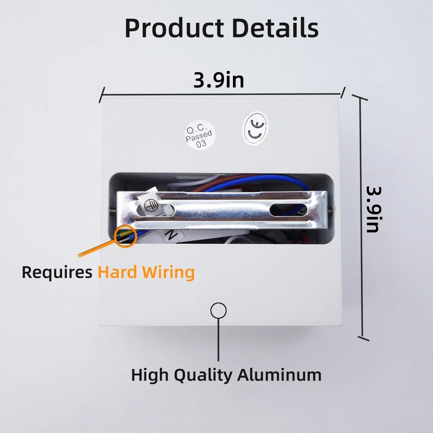 Bright LED Indoor Wall Lights 2-Pack 6W - Cofik