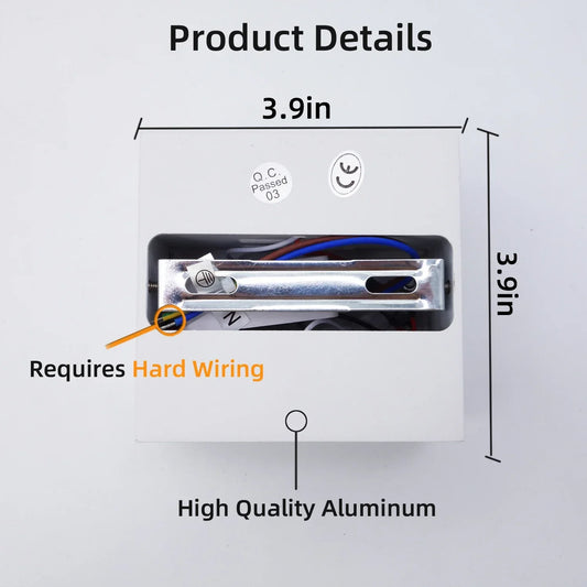 Bright LED Indoor Wall Lights 2-Pack 6W - Cofik