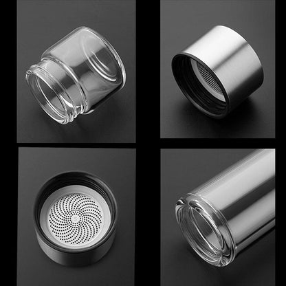 Insulated 2 in 1 Smart Tea Travel Mug Bottle