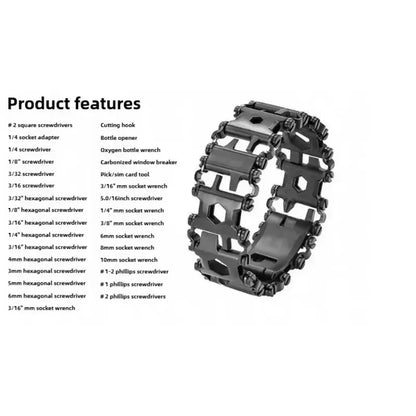 Durable Steel Survival Bracelet
