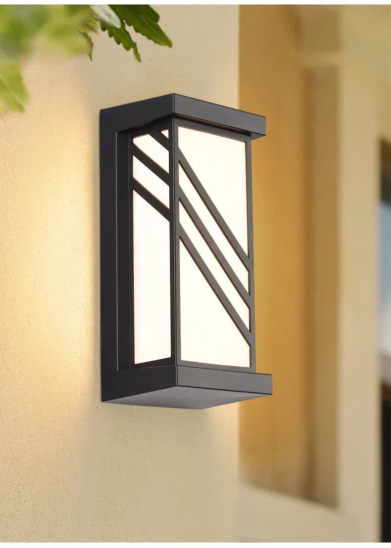 Bright Outdoor Security Wall Lamp with Motion Sensor