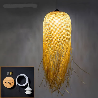 Natural Bamboo Pendant Light - Cofik