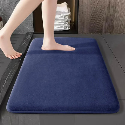Plush Coral Soft Anti-Slip Entrance Door Mat