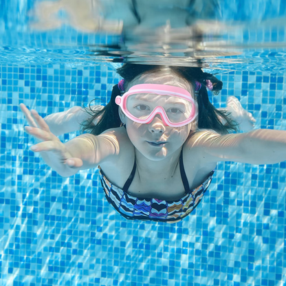 Clear Vision Swim Goggles with Earplugs and Waterproof Mask