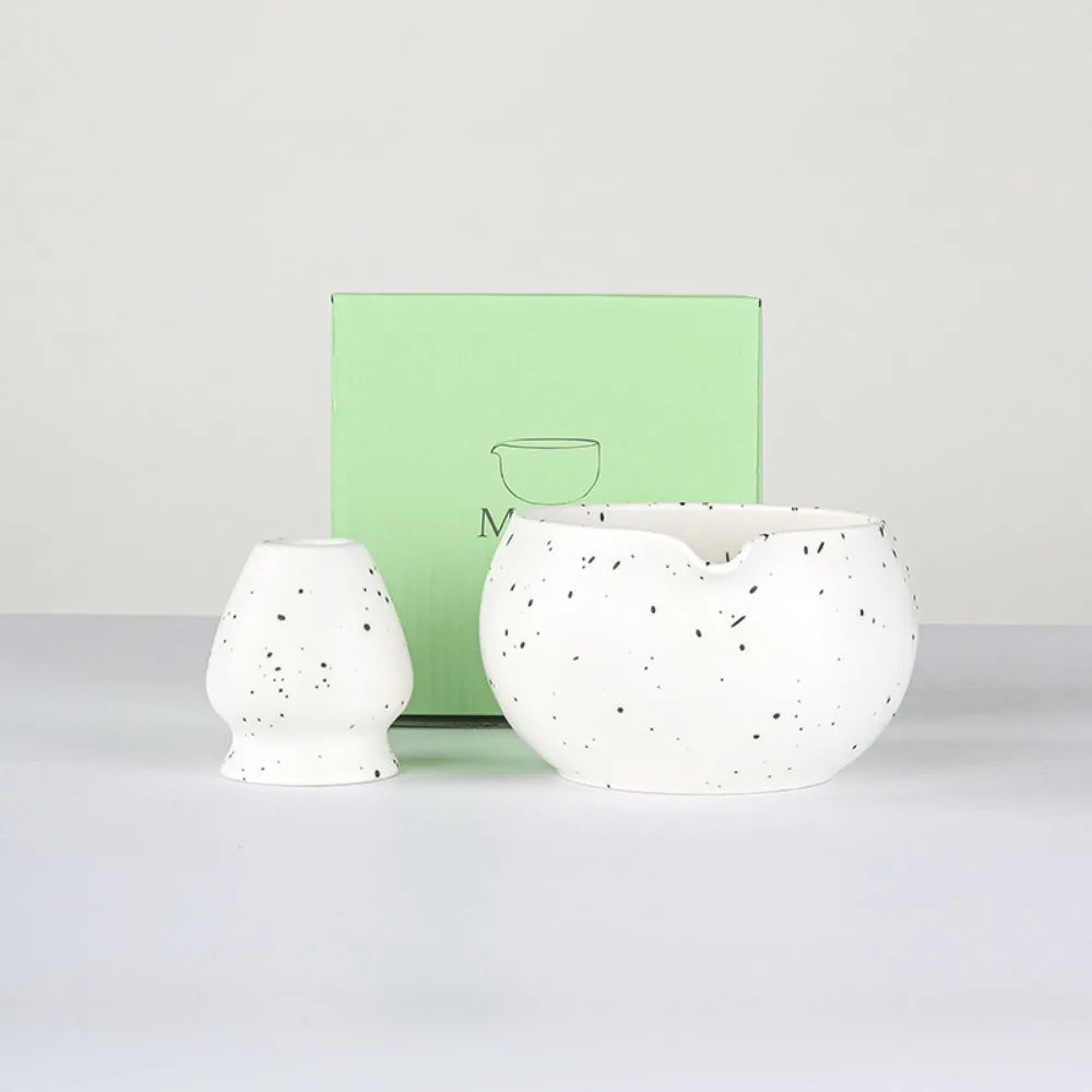 Traditional Japanese Green Tea Ceramic Bowl
