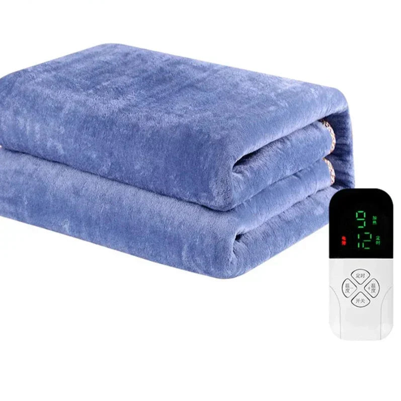 Warm Electric Throw Blanket with Thermostat Control